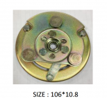 QS-03 - 106*10.8mm - Kuplung Nyomólap - SANDEN - TRS090 - HONDA CIVIC, TOYOTA COROLLA, MAZDA